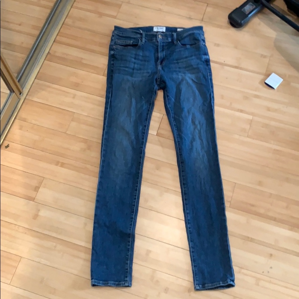 frame blue jeans